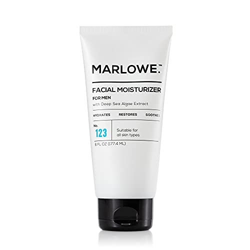 MARLOWE. No. 123 Men's Facial Moisturizer 6 oz | MARLOWE. 002 Extra Moisturizing Body Lotion 15 oz | MARLOWE. No. 108 Polishing Soap Bar | MARLOWE. No. 127 Mens Eye Cream