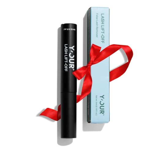 Y'OUR Powerful Eye Lash Lift-Off: Falsies & Wisps Extensions Remover; False Individual Lashes Bond Seal & Cluster Glue Cleanser. Easy, with Mascara Wand. DIY At Home, Gifts for Women
