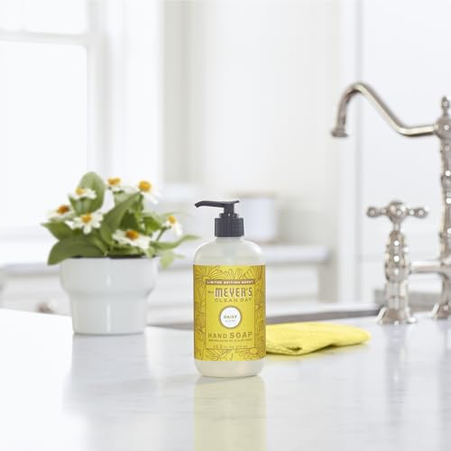 Mrs. MEYER'S CLEAN DAY Liquid Hand Soap, Daisy Scent, 12.5 Ounce Bottle,(Pack of 6)