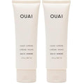 OUAI Hand Cream - Thick, Creamy Balm with Coconut Oil, Murumuru Butter and Shea Butter - Hydrating Moisturizer for Soft Hands - Use Daily to Deeply Nourish Skin (3 Oz) (Pack of 2)