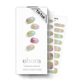 ohora Semi Cured Gel Nail Strips (N Starry Pop) - Works with Any Lamps, Salon-Quality, Long Lasting, Easy to Apply & Remove - Includes 2 Prep Pads, Nail File & Wooden Stick