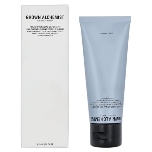 Grown Alchemist Women's Polishing Facial Exfoliant, Pink Grapefruit, Glucomannan E, One Size
