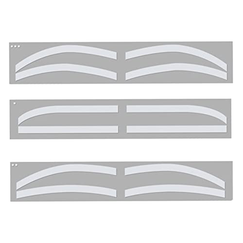 Eyebrow Stencil Stickers Airbrush Eyebrow Sticker Stencil Eyebrow Auxiliary Stickers,6 Pairs Eyebrow Auxiliary Stickers Disposable Adhesive Eyebrow Pattern Sticker