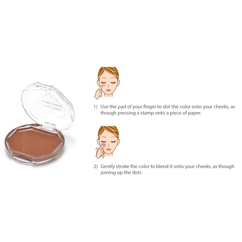 CANMAKE Cream Cheek [CL01] Clear Red Heart
