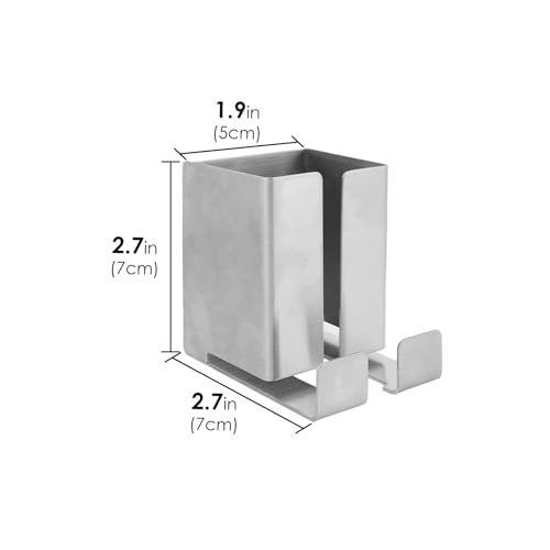 Linkidea Stainless Steel Shower Razor Holder Compatible with Philips Norelco 9, 7, 5 Series, Electric Shaver Storage Organizer, Men's Bathroom Wall Mount Rack Accessories (Silver)