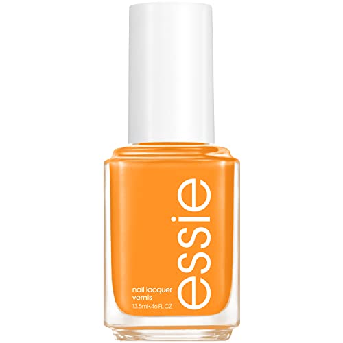 essie nail polish, Break It Sundown, summer 2022 collection, vibrant orange, 8-free vegan vibrant orange, 8-free vegan 0.4600 fl oz