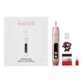 ?clat Cordless Nail Drill Electric File, Professional Efile for Acrylic, Gel, Dip Powder, Portable & Rechargeable Manicure Pedicure Set with LED Light, 7 Drill Bits, Sanding Bands, Brush (Rose Gold)