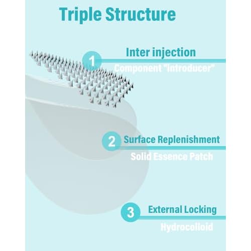 Microdart Acne Patch (36 Patches) - Hyaluronate Acid & Salicylic Acid Hydrocolloid Pimple Patch for Deep, Early and Hidden Blemishes (36 Count (Pack of 1))