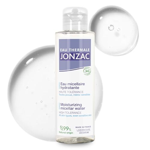 Eau Thermale Jonzac 99% Organic Micellar Water - Natural Eye & Face Makeup Remover - Hydrating Thermal Water - for Sensitive Skin - Non-Toxic - Agua Micelar Org?nica - Travel Size - 3.38 Fl Oz