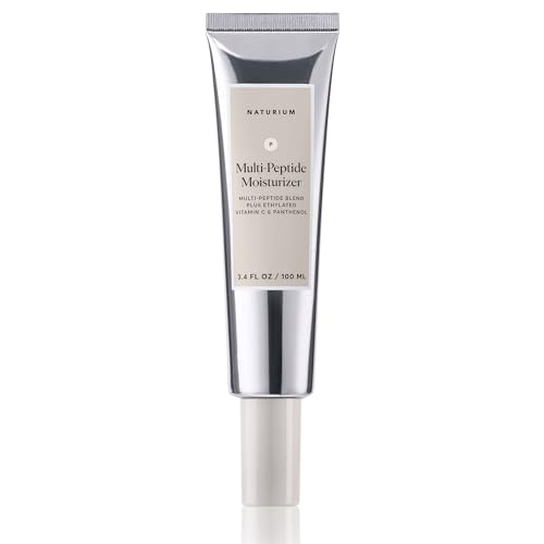 Naturium Multi-Peptide Moisturizer Jumbo, Hydrating & Smoothing Skin Care, Moisturizes with Ethylated Vitamin C & Panthenol, 3.4 oz