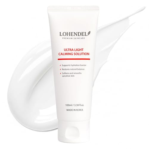 Ultra Light Calming Solution, Lightweight Face Moisturizer for Dry & Sensitive Skin, Reduce Visible Redness, Soothe Irritated Skin & Intense Moisturizer, Korean Skincare 100ml / 3.38fl.oz