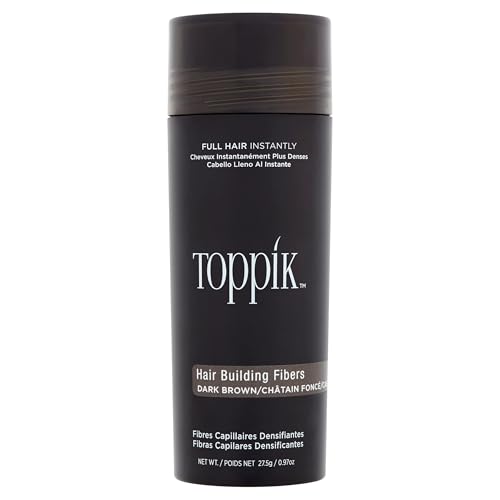 Toppik Hair Building Fibers, Fill In Fine or Thinning Hair Instantly Thicker, Fuller Looking Hair 9 Shades,4 size options