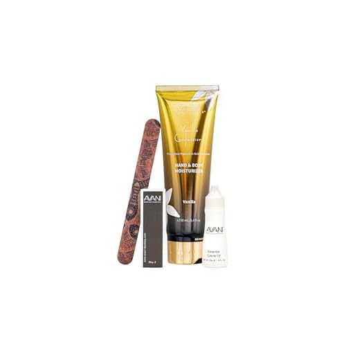 AVANI Dead Sea Cosmetics Women¡¯s Premium Quality Nail Care Kit ? Includes Cuticle Oil, Nail Buffer, Nail File, Mineral Moisturizing Hand and Body Lotion.