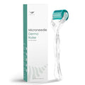 Derma Roller Microneedle, Titanium 192 Micro Needle Dermal Roller Face Beard Home Use (Crystal Blue)