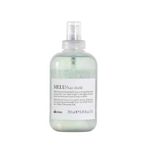 Davines MELU Hair Shield, Thermal Leave-On Conditioning Antistatic Action for All Types of Hair - Ideal Heat Protectant from Stress Caused by Straightener or Blow Dryer with Lentil Seeds, 8.45 Fl Oz