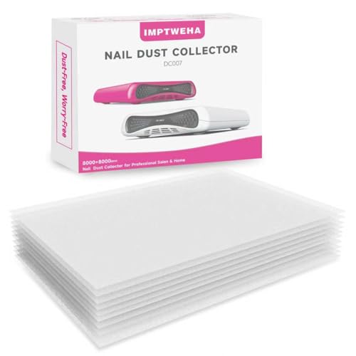 Professional Nail Dust Collector Acrylic Nail Tools filter paper 60 sheets.It is recommended to change the filter paper after 3-5 uses.£¨Light gray£©