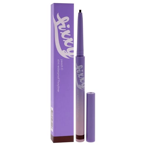 Slim Waterproof Fixxyliner - 02 Deep Brown by Peach C for Women - 0.004 oz Eyeliner