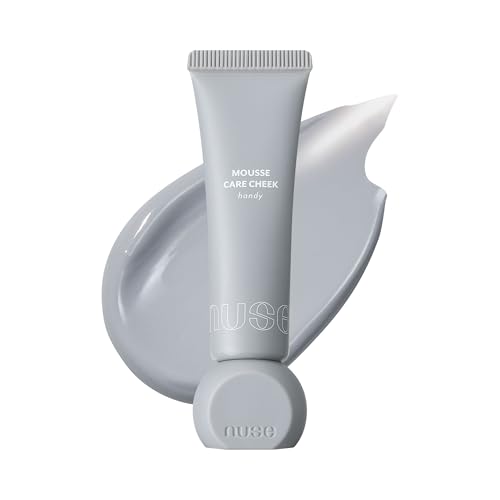 nuse Mousse Care Cheek Handy - Liquid Blush for Cheeks | Soft Color, Glowy Finish, Buildable & Watercolor Effect Blush for Natural Look | Vegan Makeup (99 Down)