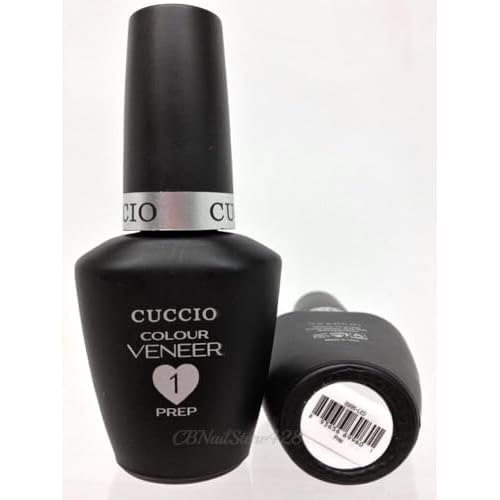 Cuccio Veneer Treatment Pack ? Complete LED/UV Gel Polish System, Includes Prep, Fuse, Base, and Top Coat, 13 mL Each