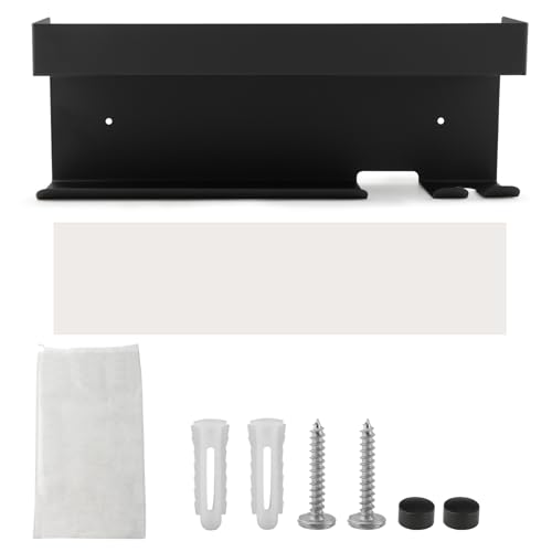 Wall Mount Curling Iron & Flat Iron Holder, Stainless Steel Organizer ? Bathroom & Vanity Hair Tool Storage for Home Daily Styling