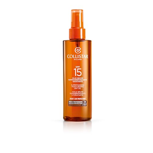 Collistar Speciale Abbronzatura Perfetta Olio Secco Superabbronzante Idratante 6.8oz (200ml) SPF15