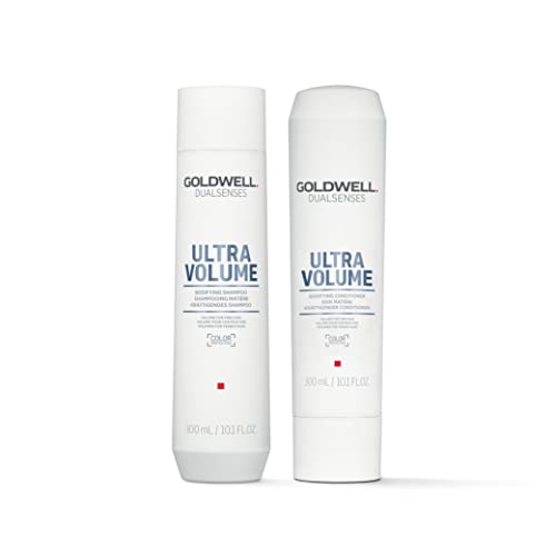 Goldwell Dualsenses Ultra Volume Bodifying Shampoo and Conditioner Liter Bundle