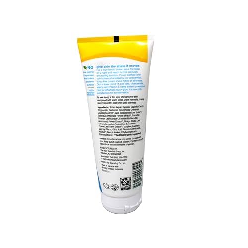 Alba Botanica Very Emollient Cream Shave, Unscented, 8 Oz
