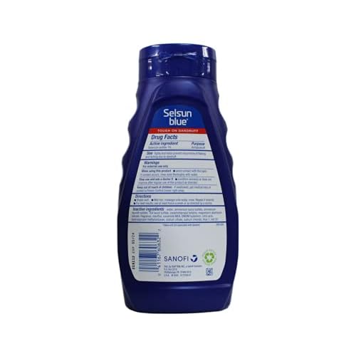 Selsun Blue Dandruff Shampoo Medicated with Menthol Maximum Strength