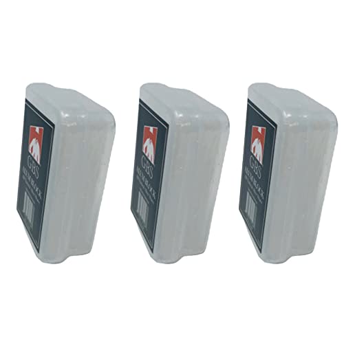 Gents Alum Block in Plastic Case | Upgrade Your Shave - Soothing Aftershave Solution for Shaving Razor Burn Relief - Travel Friendly Durable Plastic Case Included (3.5 Ounces Pack of 3)