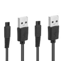 2pcs Shaver Charger Cords Replacements for Freebird, 98cm/3.2ft Durable Razor Charger Cord Replacements Compatible with Freebird & FlexSeries Head Shavers (Black)