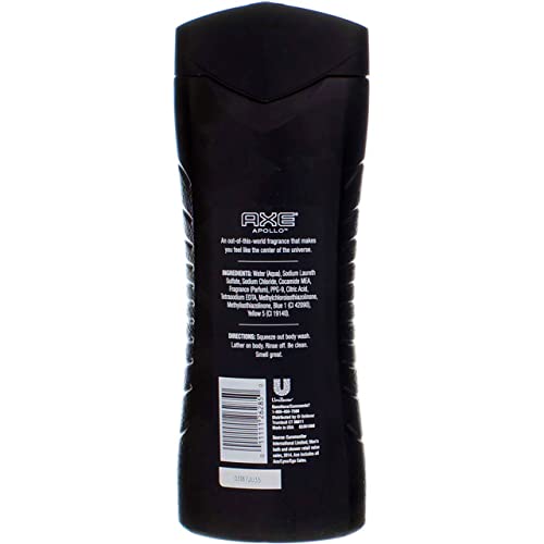 Axe Shower Gel, Apollo 16 oz (Pack of 2)