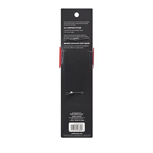 GOODY Ace Wood Boar Styler Brush,Black 1CT (Pack of 2)