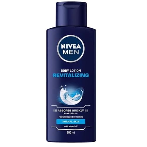 Nivea Men Lot de 4 lotions Pour le Corps - 4 flacons de 250 ml - Lotion revitalisante Pour le Corps - p?n?tre rapidement - Pour peaux normales ? s?ches