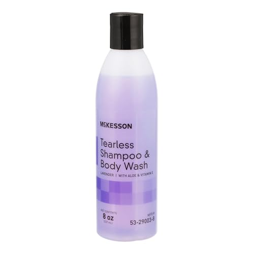 McKesson Tearless Shampoo and Body Wash with Aloe and Vitamin E, Lavender Scent, 8 oz, 1 Count