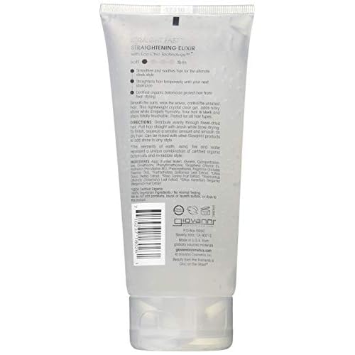 GIOVANNI- Straight Fast- Eco Chic Hair Straightening Elixir (6.8 Ounces)