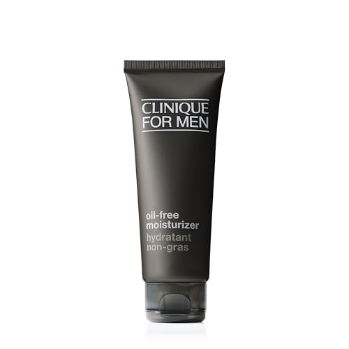Clinique For Men Oil-Free Hydrating Face Moisturizer With Barley, Sunflower + Cucumber | For Oily Skin Types, 3.4 Fl Oz