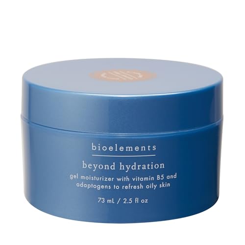 Bioelements Beyond Hydration - 2.5 fl oz - Non-Greasy Gel Facial Moisturizer for Oily Skin - Includes Vitamin B5 & Essential Oils - Vegan, Gluten Free - Never Tested on Animals