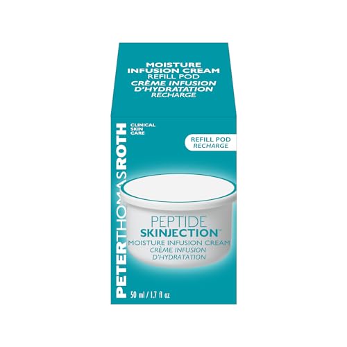 Peter Thomas Roth | Refill Pod for Peptide Skinjection¢â Moisture Infusion Cream 1.7 Fl Oz, For Loss of Firmness and Elasticity, Fine Lines & Wrinkles, Dryness, 21 Amplified Peptides & Neuropeptides