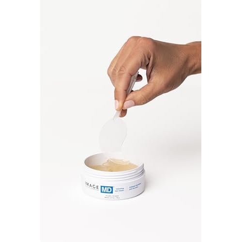 IMAGE Skincare, IMAGE MD Restoring Eye Masks, Hydrating Hydro-Gel Under Eye Masks, 3x Hyaluronic Acid Visibly Firms and Hydrates