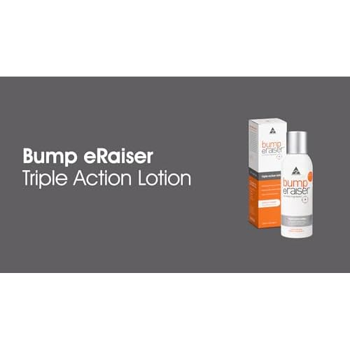 Triple Action Soothing Lotion for Ingrown Hair Treatment, Razor Bumps and Razor Burns