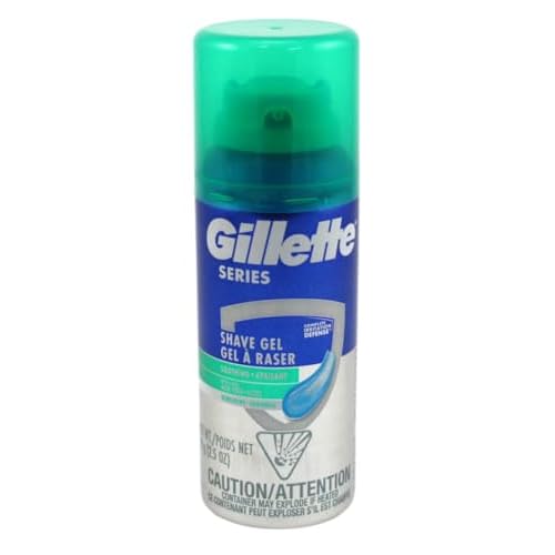 Gillette Series Shave Gel with Alo Vera Sensitive 2.5 Ounce(12 Pack)