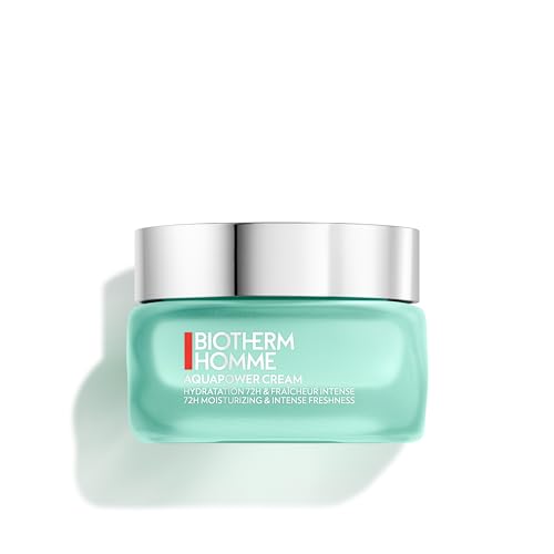 Biotherm Homme Aquapower Hydrating Cream Moisturizer for Men, P.Antartica, Mannose & Hyaluronic Acid 72H Long-lasting Concentrated Hydrator, Reinforces Natural Hydrating System, 1.7 Fl. Oz.