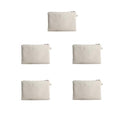 Zipper Pouch Storage Bag Simple and Stylish Women's Cosmetic and Travel Bag (Beige-basic-5)