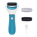 Electric Foot File Callus Remover Professional, 2-Speed Rechargeable Pedicure Tool for Remove Calluses, Dry, Hard, Dead, Cracked Skin, Includes 2 Coarses (Blue)