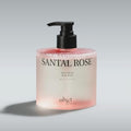 KUNDAL objet Moist Gleam Body Wash - Hydrating Glow Cleanser, Resveratrol C&E + LHA PHA Gentle Exfoliation, Rich Creamy Lather, Long Lasting Moisture, 450ml, Korean Beauty (Santal Rose)
