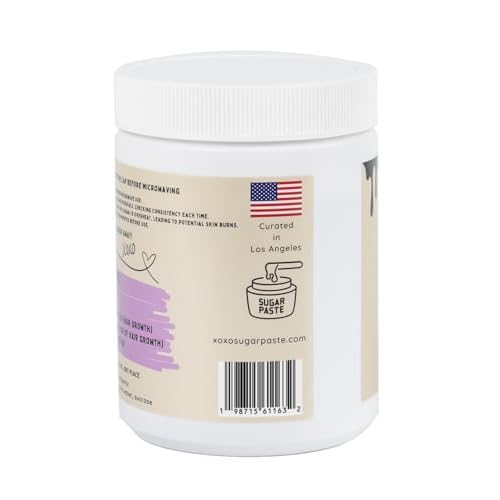 Sugaring Paste - HARD Organic Sugaring Paste for All Hair Types - Brazilian Wax, Bikini Wax, Under Arm, Full Body Hair Removal - (43 Oz.)