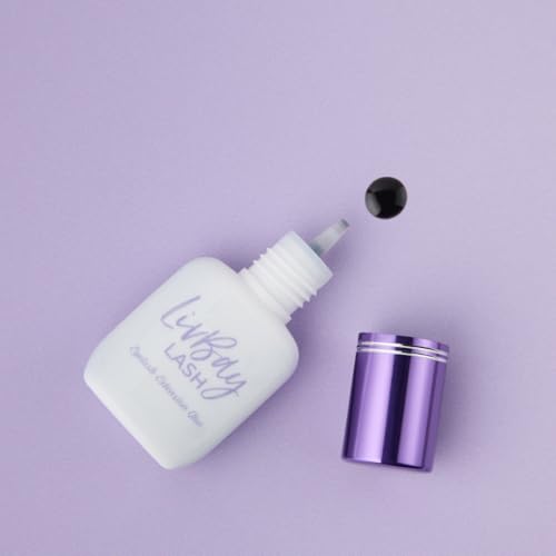 LivBay Supplies Low Humidity Lash Extension Adhesive, Professional Quick-Dry Formula, 10mL Bottles for Eyelash Extensions, 1-1.5 Second Drying Time
