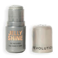 Revolution, Jelly Shine Shadow & Highlight Stick for Eyes, Face & Body with Pearlescent Shimmer Effect, Vegan & Cruelty-Free, Silver Moonlight