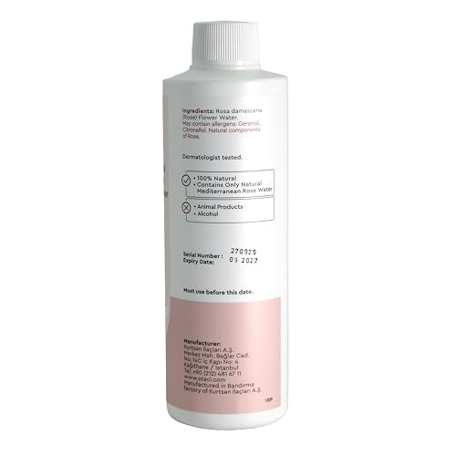 OTACI Rose Passion 100% Natural Rose Water Hydrating Toner, Facial Skin Moisturizer Hydrating Natural Cleanser (250ml)