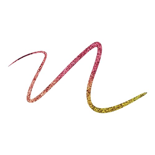 L.A. Girl Cosmetics Shade Shifter Duo Chrome Brush Liner, Ultra-Precise Tip, Bold Shimmer, Long-Lasting, Smudge-Resistant, Amber GES253